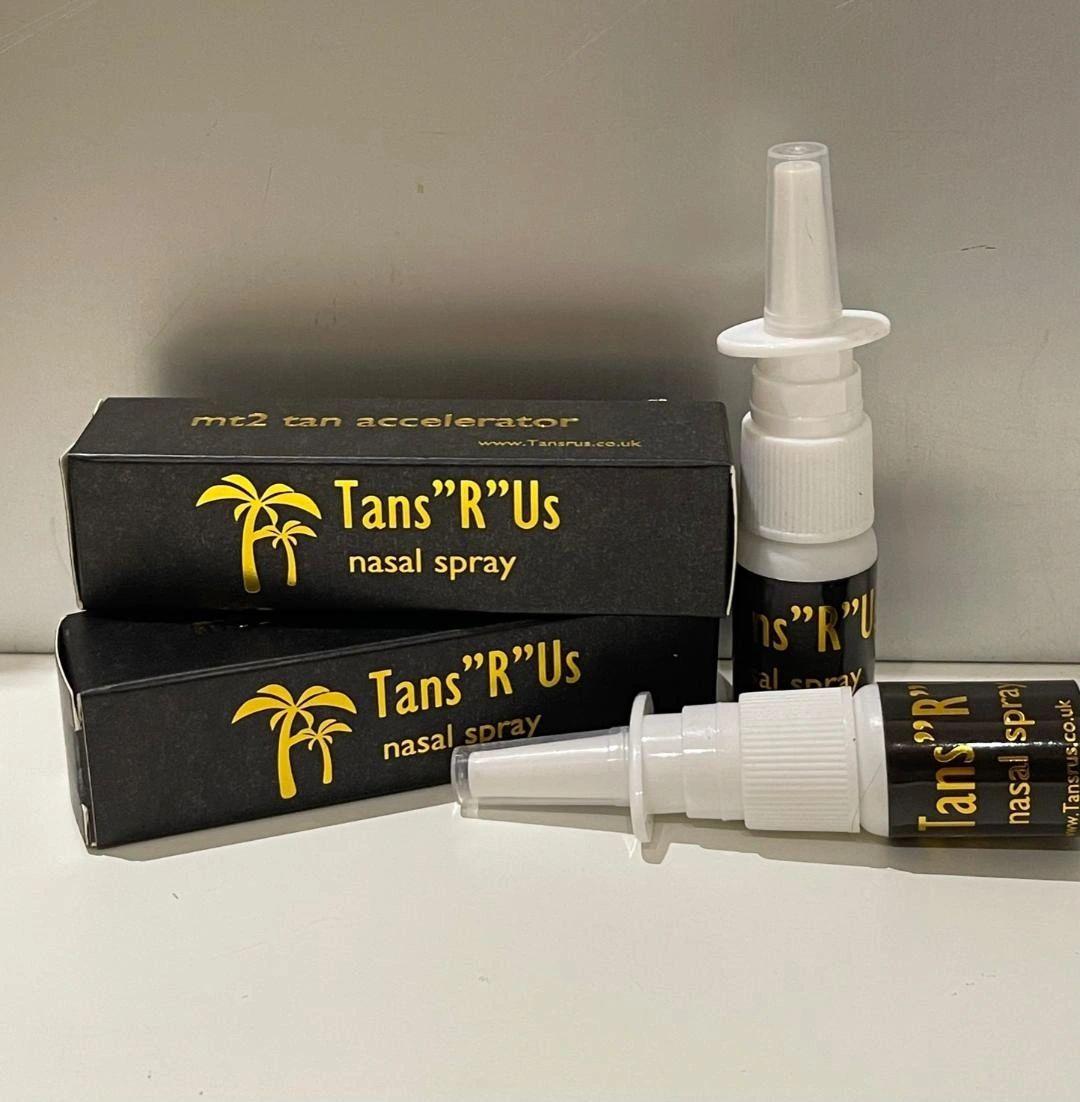 2 Bottles of Tans R Us strength nasal tanners