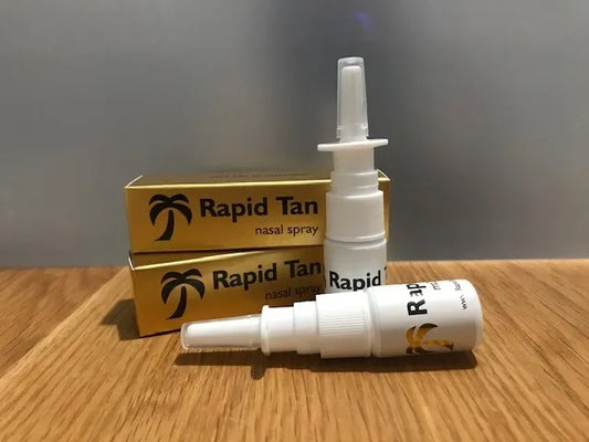 2 Bottles of Rapid Tan Double strength nasal tanners
