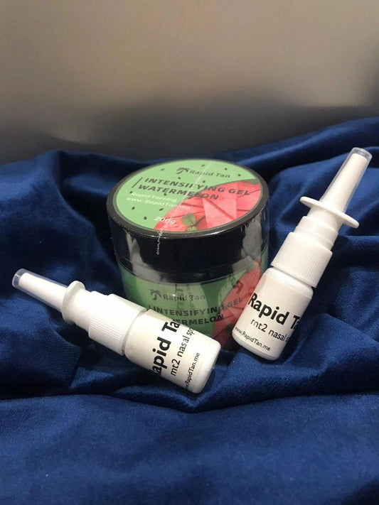 1 Tub of Rapid Tan Sun Cream plus 2 bottles of Rapid Tan double strength nasal sprays