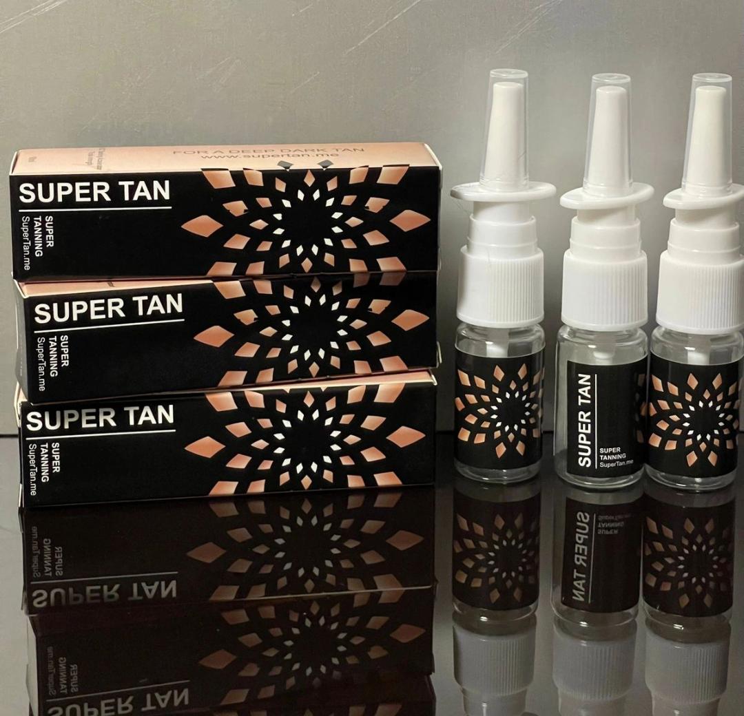 3 Bottles of Super Tan triple strength nasal tanners