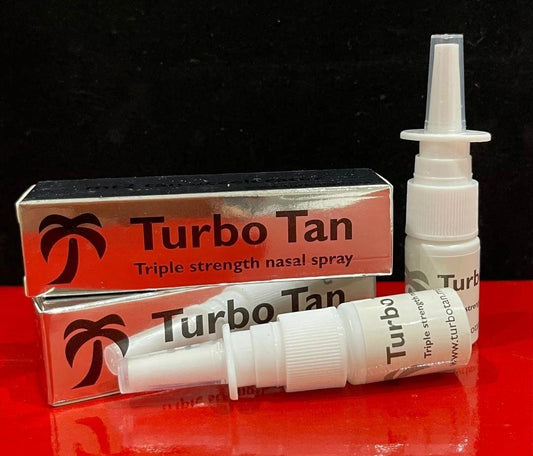 2 Bottles of Turbo Tan triple strength nasal tanners