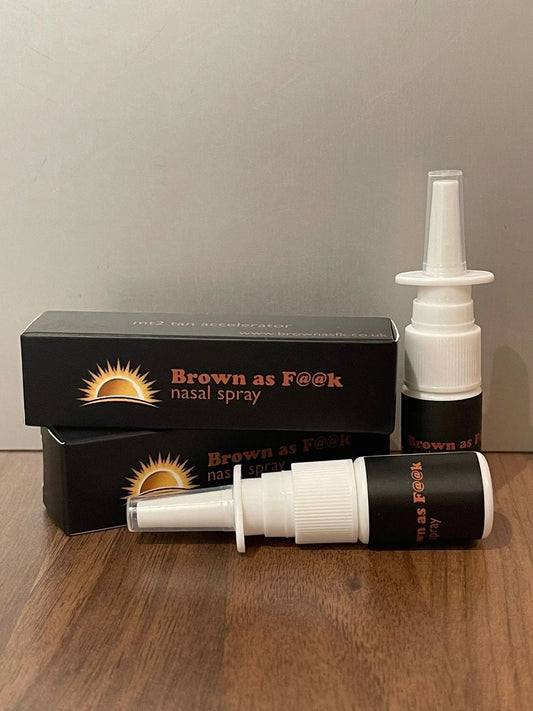 2 Bottles of Brown as F@@k double strength nasal tanners