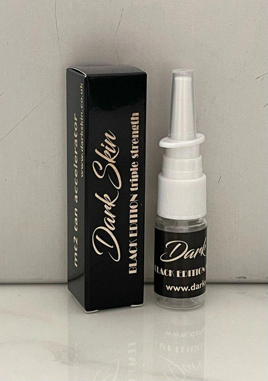 1 Bottle of Dark Skin Black edition triple strength nasal tanners